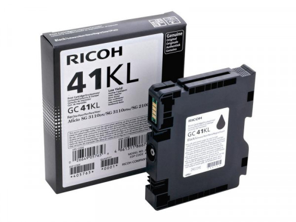 Ricoh Patrone GC41KL Gel black Low Yield 405765