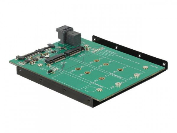 Adapter Delock SATA 22pin/Mini SAS HD -> M.2 NGFF Key B/M