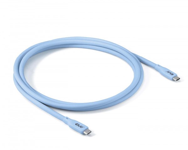 Club3D Lifestyle USB-C Kabel PD 240W,20Gbps 2m blau