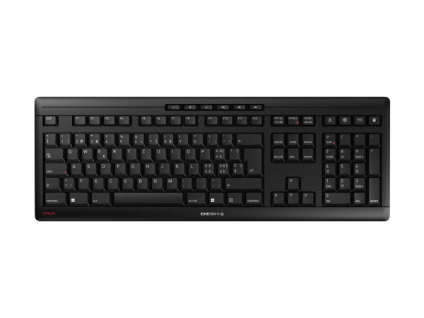 CHERRY TAS STREAM KEYBOARD WIRELESS BLACK CH-Layout