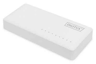 DIGITUS Switch 8-Port Gigabit Unmanaged weiß