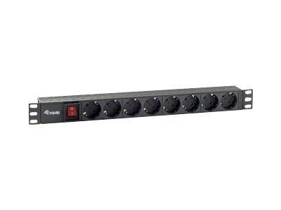 Equip Steckdosenleiste 19"(1HE)8fach Schukon. 1,8m