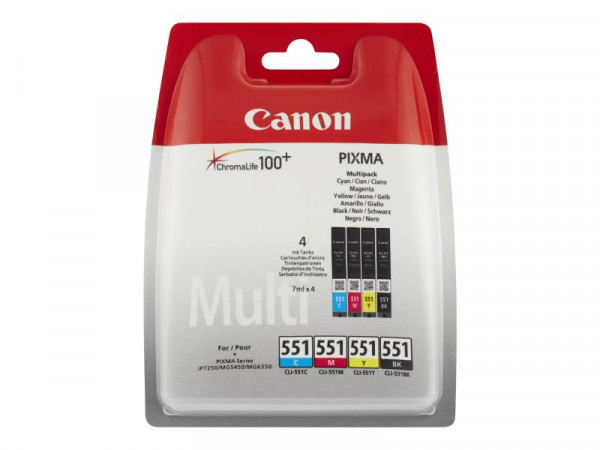 Patrone Canon CLI551Z Multipack black + Color 6509B009