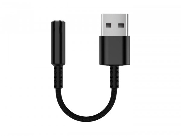 Equip USB-A -> 3.5mm Audio Adapter schwarz