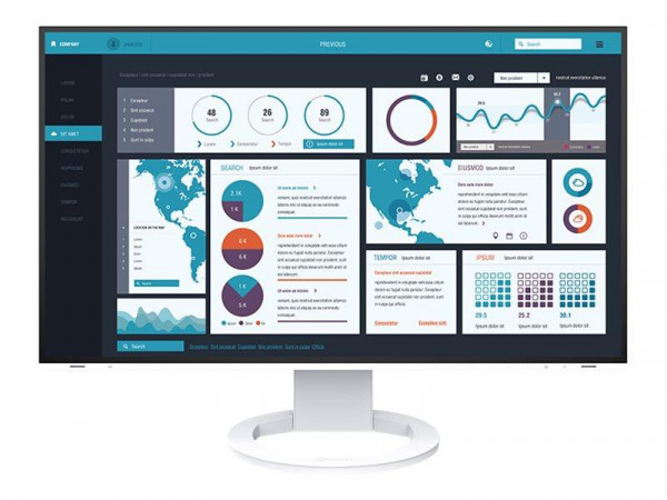 EIZO 68.0cm (27") EV2795-WT 16:9 HDMI+DP+USB-C IPS black