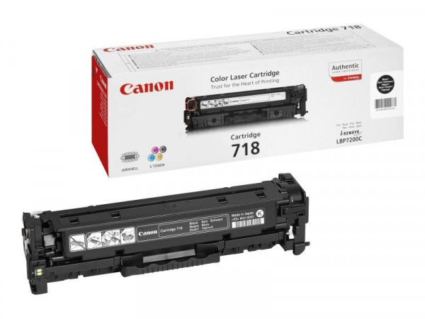 Toner Canon 718bk black 3400 Seiten
