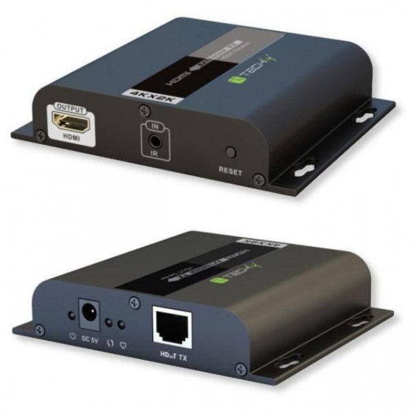 Techly Hdbit 4K HDMI Extender/Empfänger over IP m. IR, 120