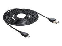 USB Kabel Delock A -> Mini-B St/St 3.00m sw Easy USB