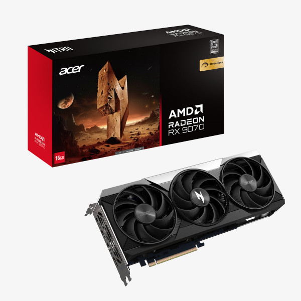 Acer NITRO AMD RX9070 OC 16GB GDDR6 1xHDMI/3xDP2.