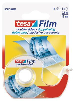 tesafilm doppelseitig 1 Rolle 7,5m 12mm + Abroller