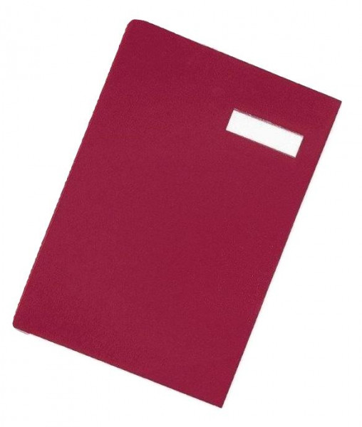 PAGNA Unterschriftsmappe Stoffeinband 20 Fächer rot