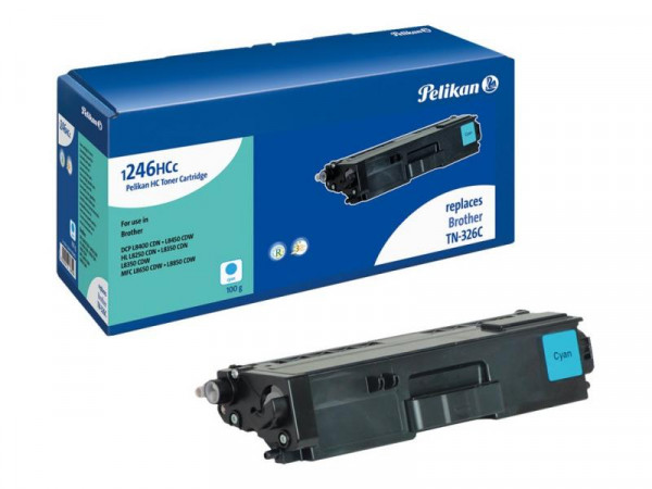 Pelikan Toner Brother TN-326C 1246HCc cyan rebuilt