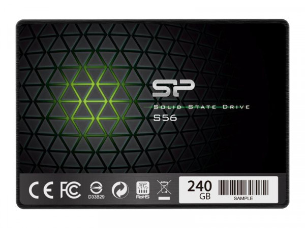 SSD 120GB Silicon Power 2,5" SATAIII S56 Black NAND 3D