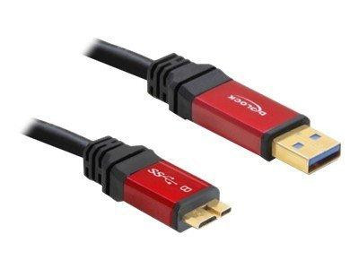 USB3.0 Kabel Delock A -> Micro-B St/St 3.00m Premium