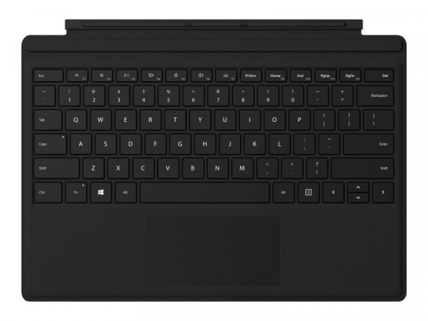Microsoft Surface Pro Type Cover Schwarz Fingerprint UK/IRL