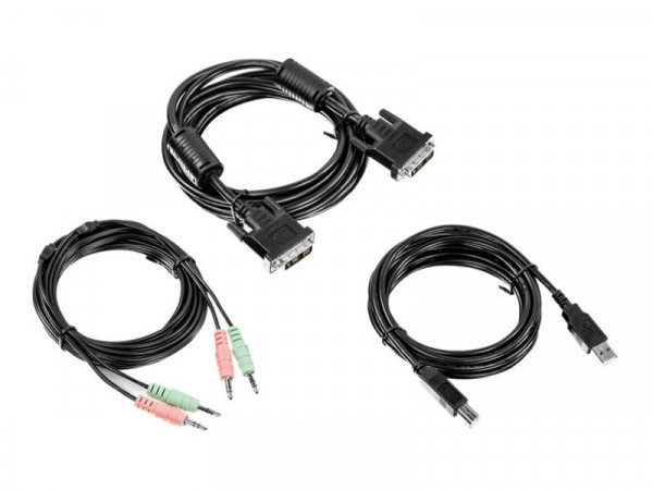 TRENDnet Kabelset DVI-I, USB und Audio KVM TK-232DV 3m