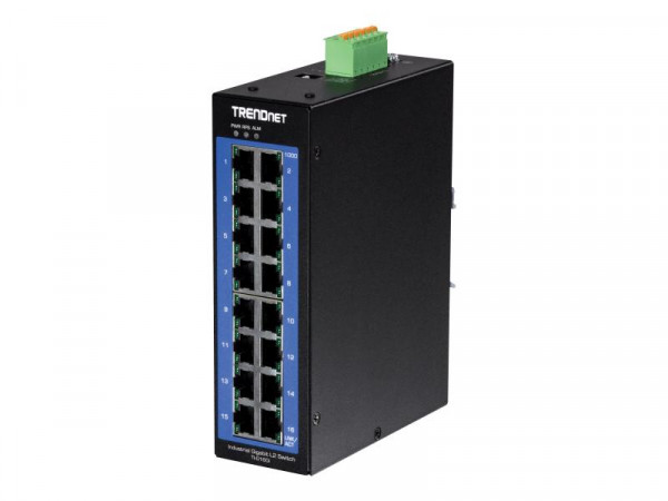 TRENDnet 16-Port Industr. Gigabit L2 Managed DIN-Rail Switch