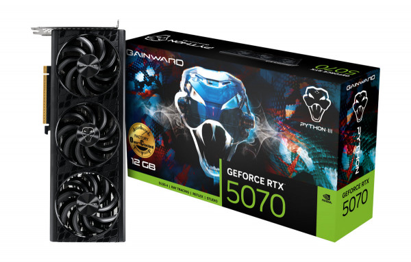 Gainward RTX5070 Python III OC 12GB GDDR7 HDMI 3xDP