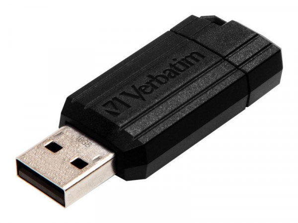 USB-Stick 16GB Verbatim 2.0 Pin Stripe Black retail