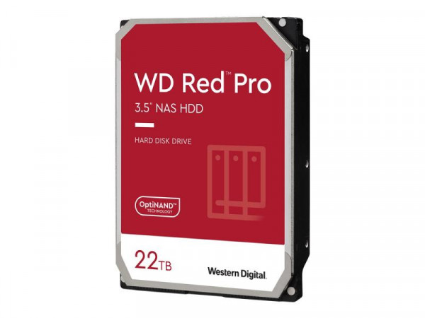 WD Red Pro 8.9cm (3.5") 22TB SATA3 7200 512MB WD221KFGX