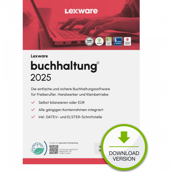 Lexware ESD buchhaltung 2025 Download Jahresversion (365-T