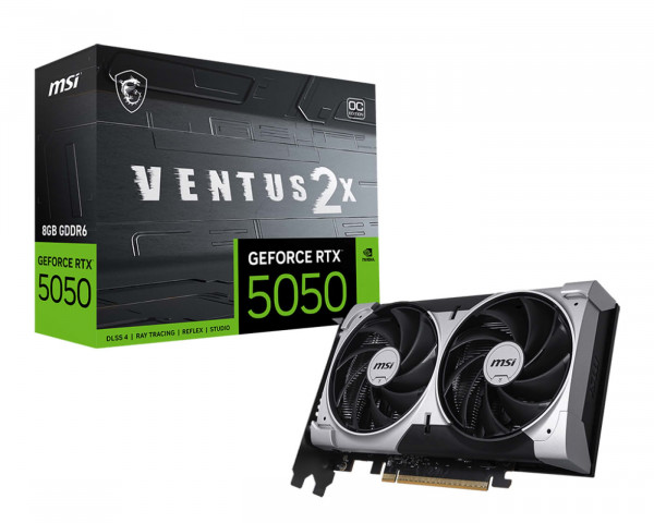 MSI RTX5050 8G VENTUS 2X OC 8GB GDDR6 HDMI 3xDP