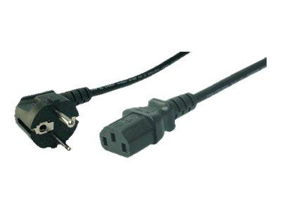 LogiLink Power Cord, CEE7/7-C13, black, 3,00m