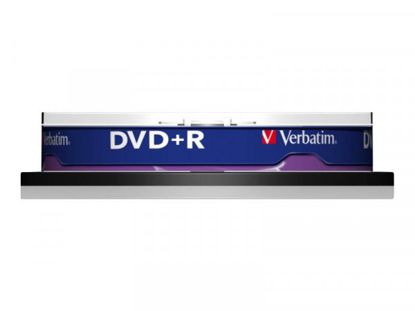 DVD+R Verbatim 4,7GB 10pcs Pack 16x Spindel azo silber