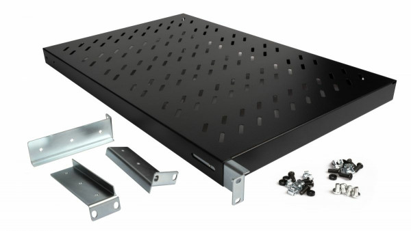 Equip Fachboden variabel 19" für Serverschränke,1U 100cm sw