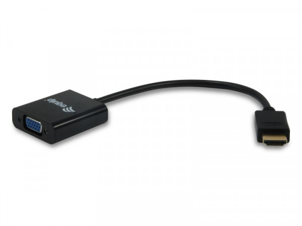 Equip HDMI-VGA Adapter mit Audio schwarz