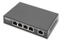 DIGITUS POE Extender 4PPoE 4-Port 85W 100m Verlängerung schw