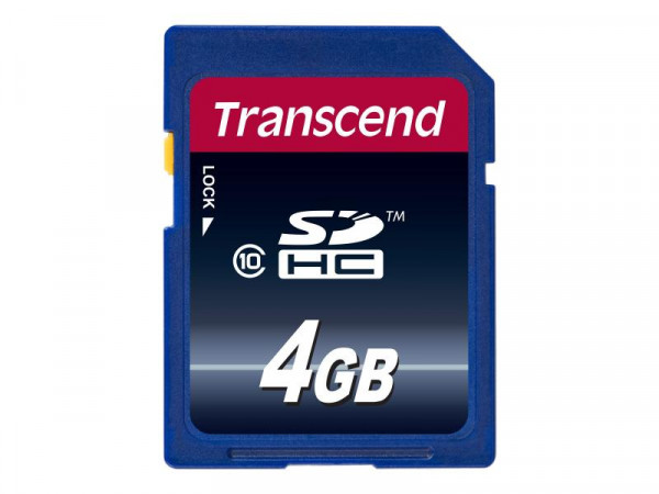 SD Card 4GB Transcend SDHC Class10