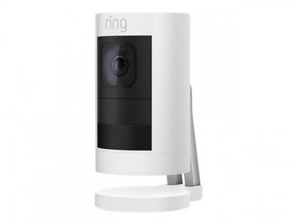 Amazon Ring Stick Up Cam Battery White