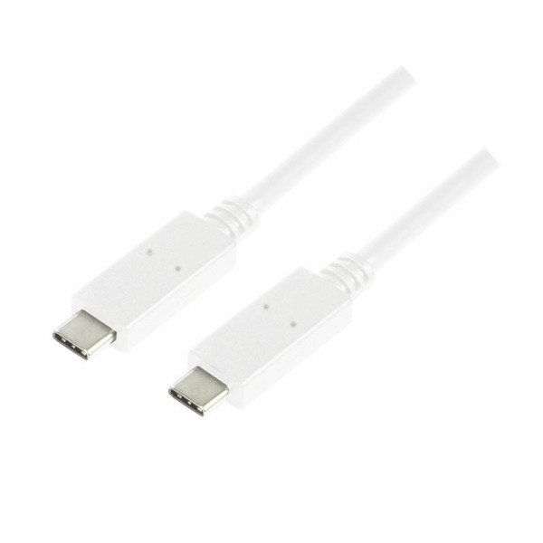 Logilink USB 3.1 Anschlusskabel USB-C Gen2, 0,5 m weiß