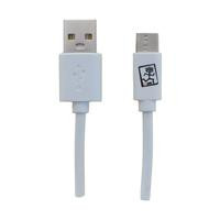 2GO USB Ladekabel - weiß - 100cm für USB Type-C 3.1