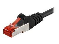 NW Kabel CAT6 S/FTP 3,00m schwarz halogenfrei goobay