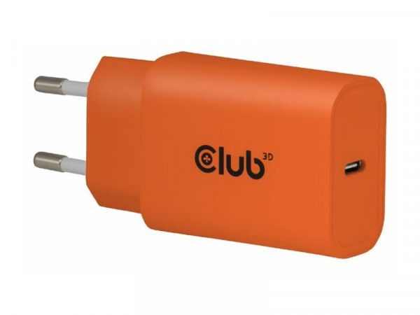 Club3D Lifestyle Ladegerät USB-C 30Watt, 2Stk orange retail