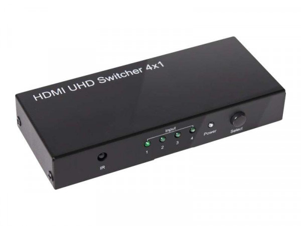 Club3D HDMI Switchbox 4 Eingänge -> 1 Ausgang 4K60Hz UHD
