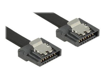SATA-Kabel Delock SATA III -> SATA St/St 0.50m FLEXI schwarz
