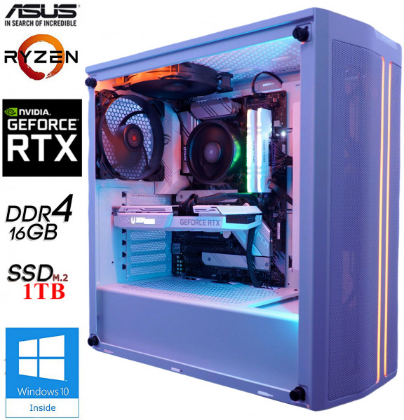 PC Ultra Gaming R5-5600X-M2-RTX3070 OC RGB
