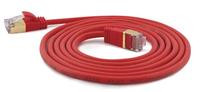 Wantec Patchkabel SSTP CAT7 Ste. CAT6a d=4mm 0,10m rot