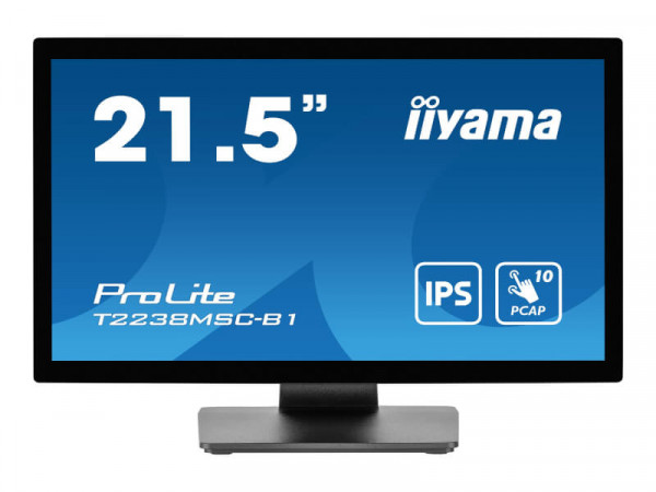 IIYAMA 54.5cm (21,5") T2238MSC-B1 16:9 M-Touch