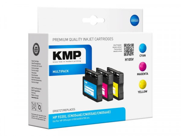 KMP Patrone HP CR711AE NR.933XL Multip. 1000 S. H105V