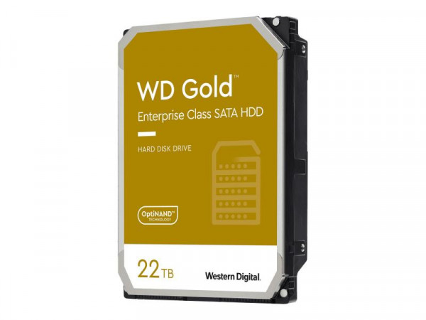 WD Gold 8.9cm (3.5") 22TB SATA3 7200 512MB WD221KRYZ