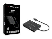 CONCEPTRONIC Smart ID Card Reader All-In-One schwarz CONCEPTRONIC Smart ID Card Reader All-In-One schwarz