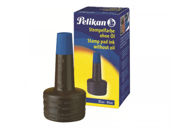 Pelikan Stempelfarbe o.Öl blau 4 K 28 ml Verstreicherflasche