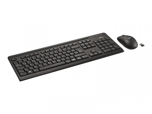 Tastatur Fujitsu Wireless Tastatur Maus Set LX410 DE USB
