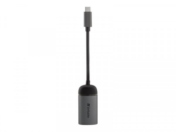 USB-C Verbatim zu Gigabit Ethernet Adapter 10 cm Kabel