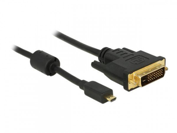HDMI Kabel Delock HDMI micro D -> DVI(24+1) St/St 2.00m