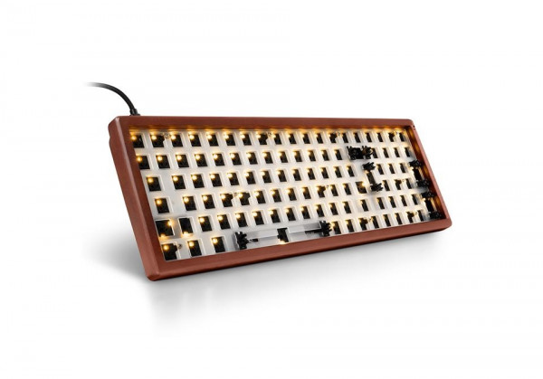 Sharkoon Gaming Tastatur Skiller SGK50S2 Wood barebone